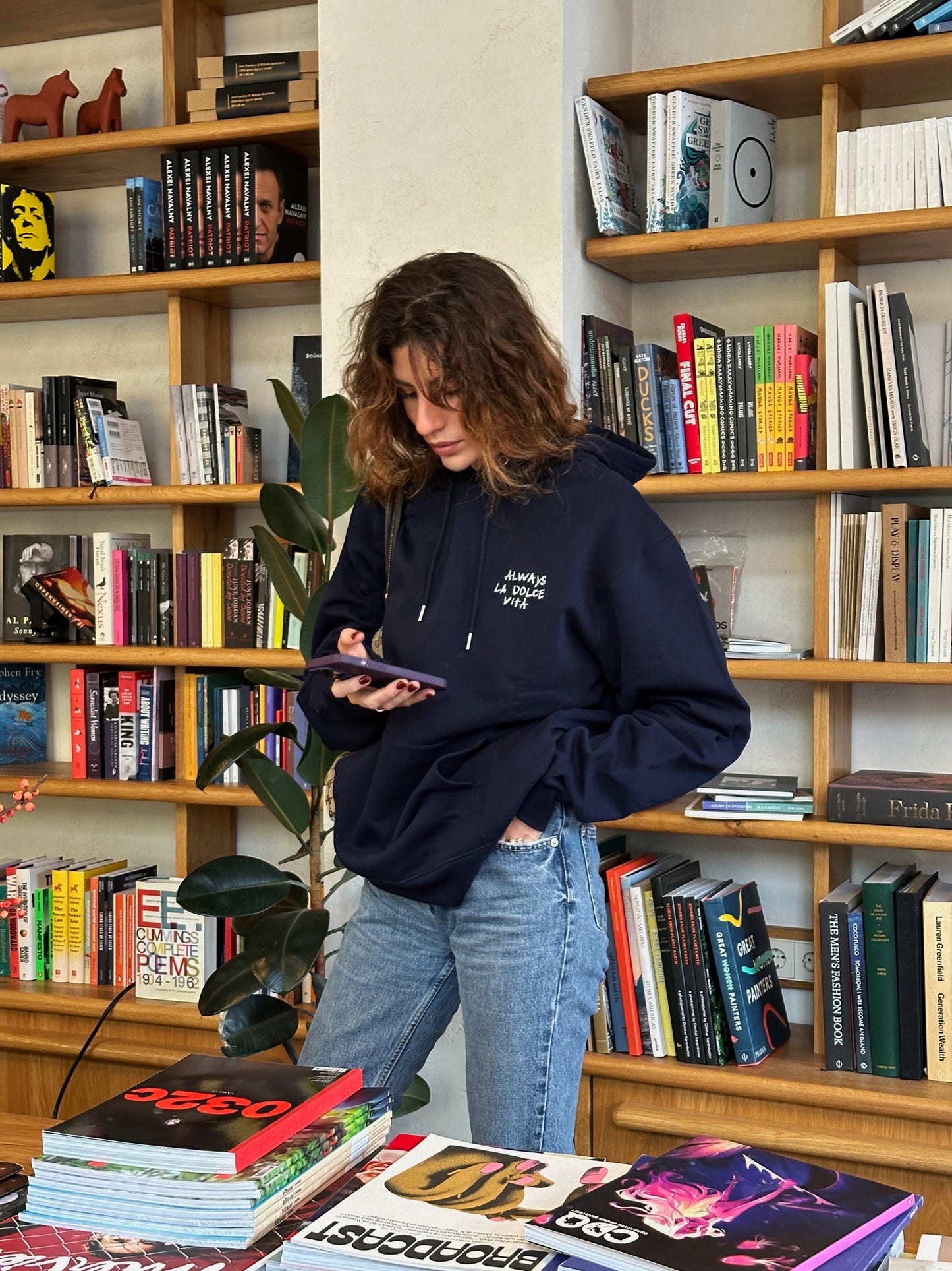 ALDV classic organic cotton hoodie
